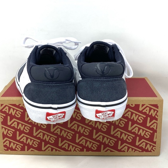 VANS Rowan Shoes Suede Canvas Skate Navy Low Top Casual Women's Size VN0A5JICCZP - Picture 6 of 11